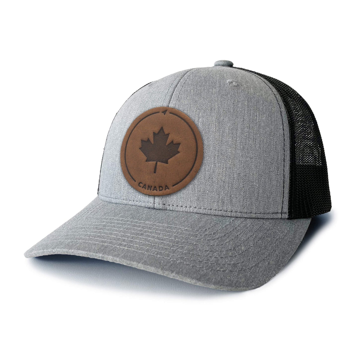 Maple Leaf Leather Patch Hat