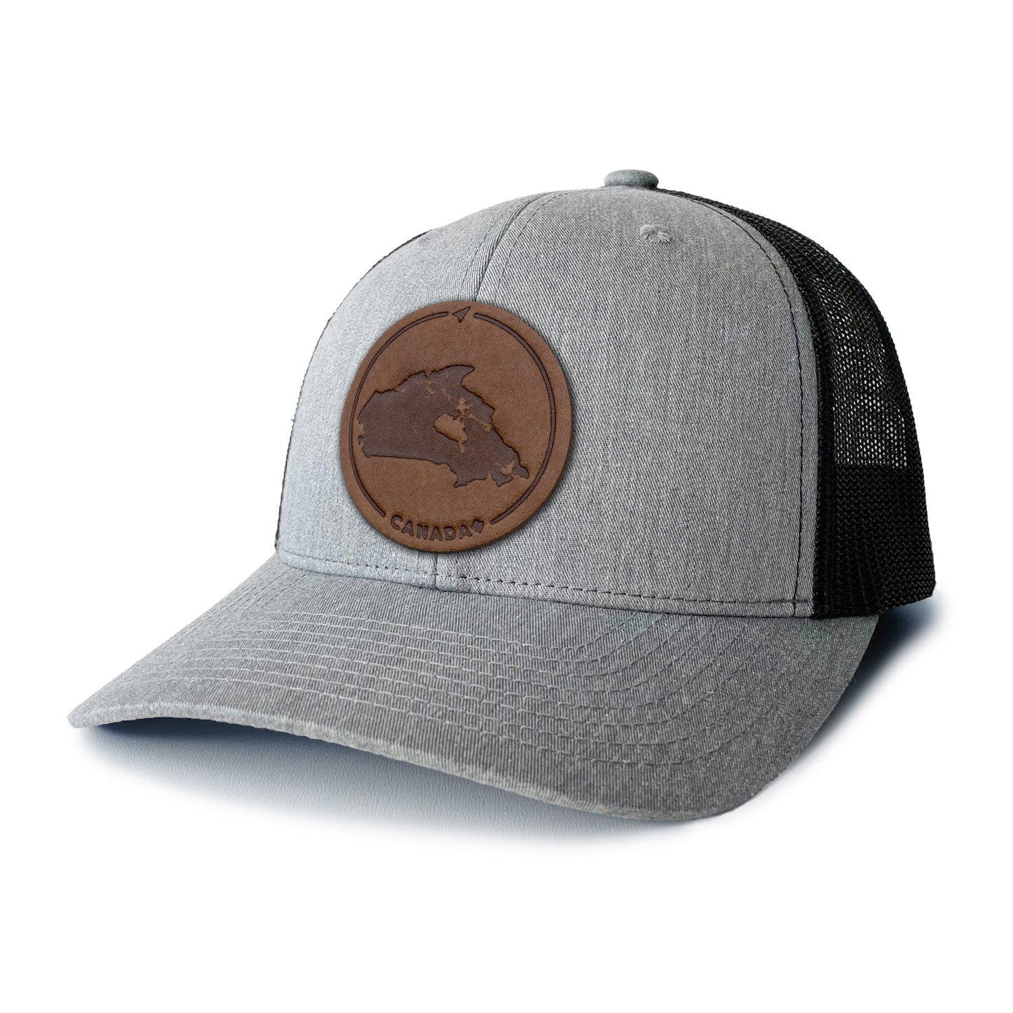 Canada Leather Patch Hat