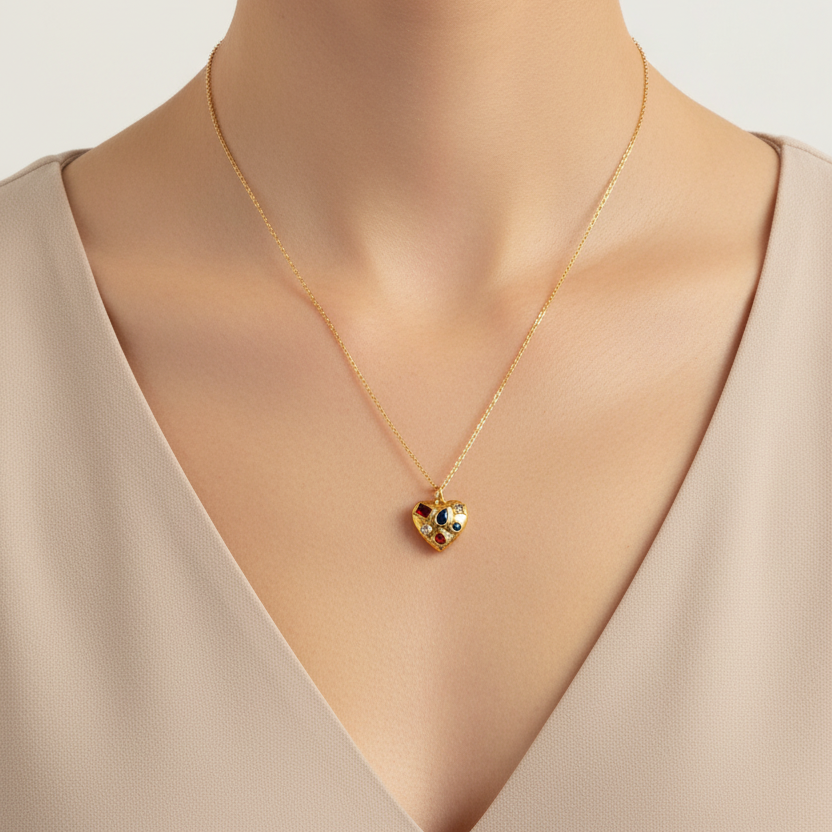 Heart Gems Necklace