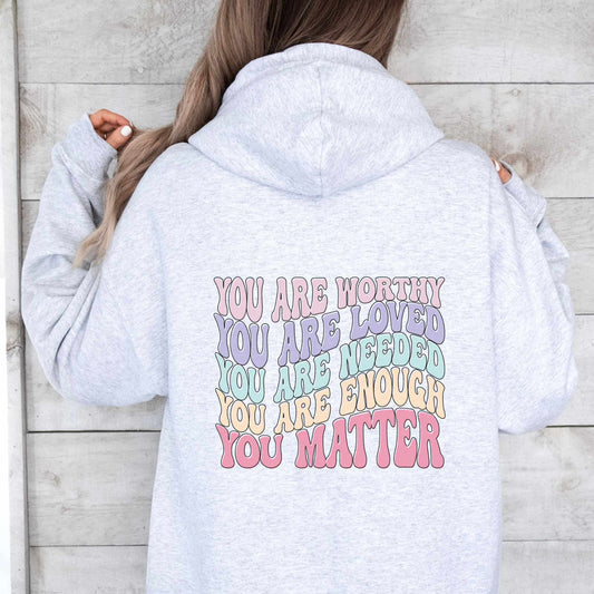 Affirmation Quotes Hoodie – Motivational Hoodie