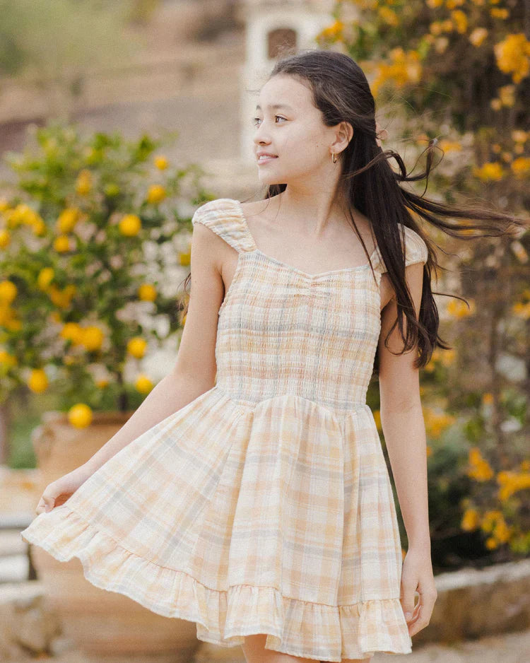 Teen Kalina Dress | Pastel Plaid | Rylee & Cru