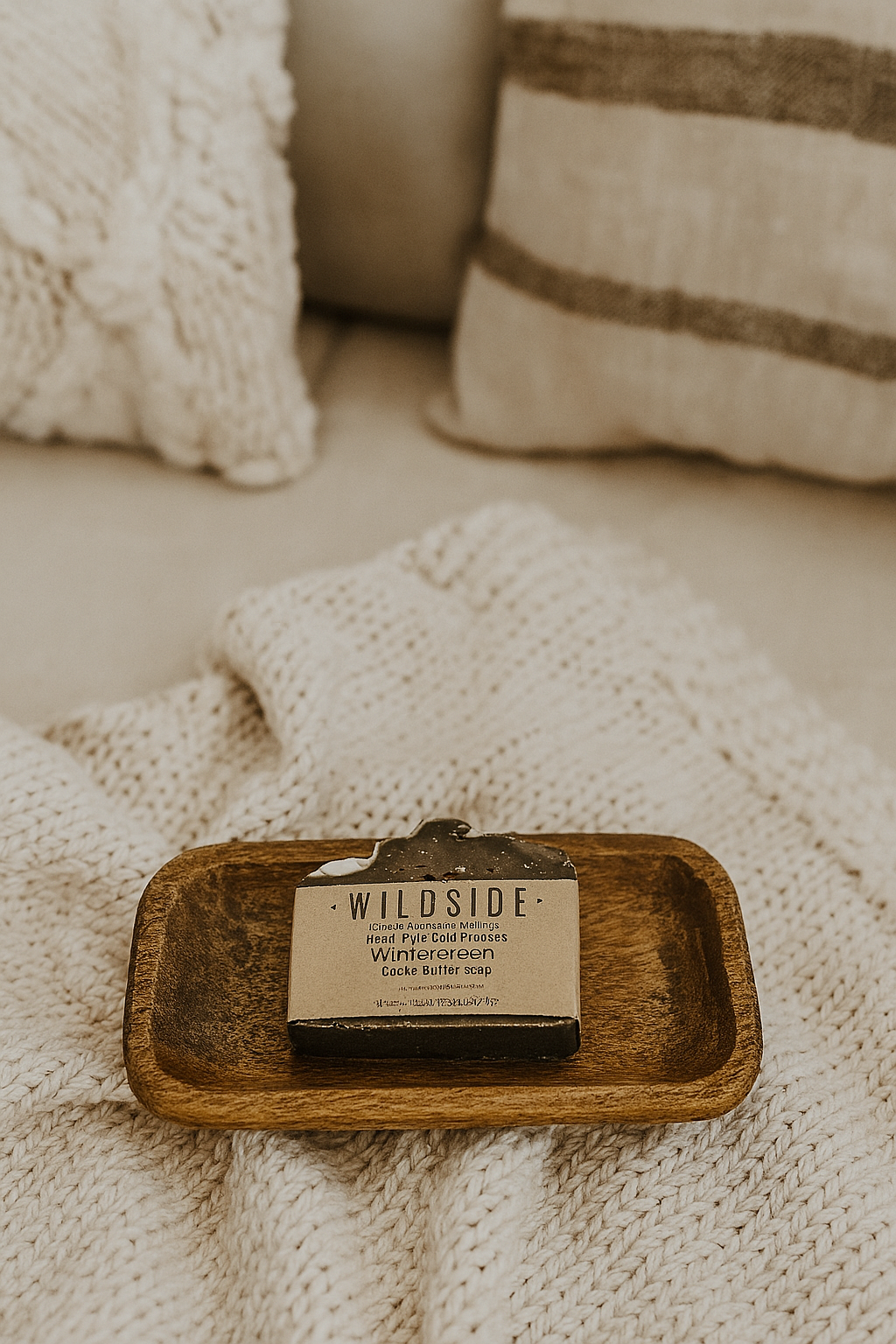 Wildside Wintergreen Handmade Cold Press Cocoa Butter Soap