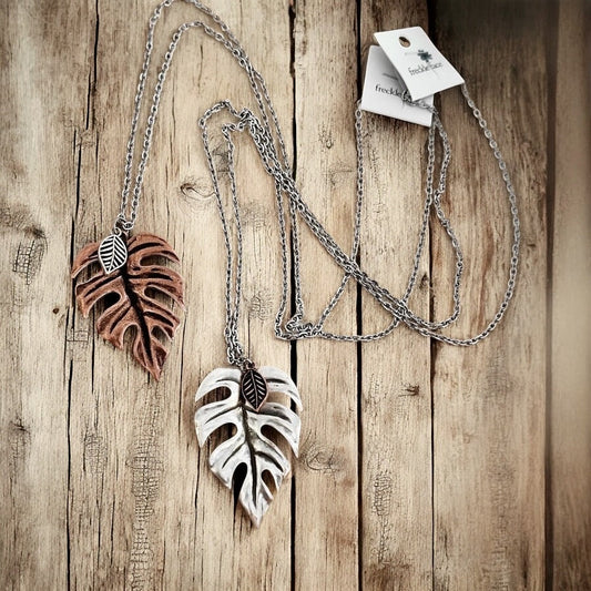 Palm Leaf Necklace
