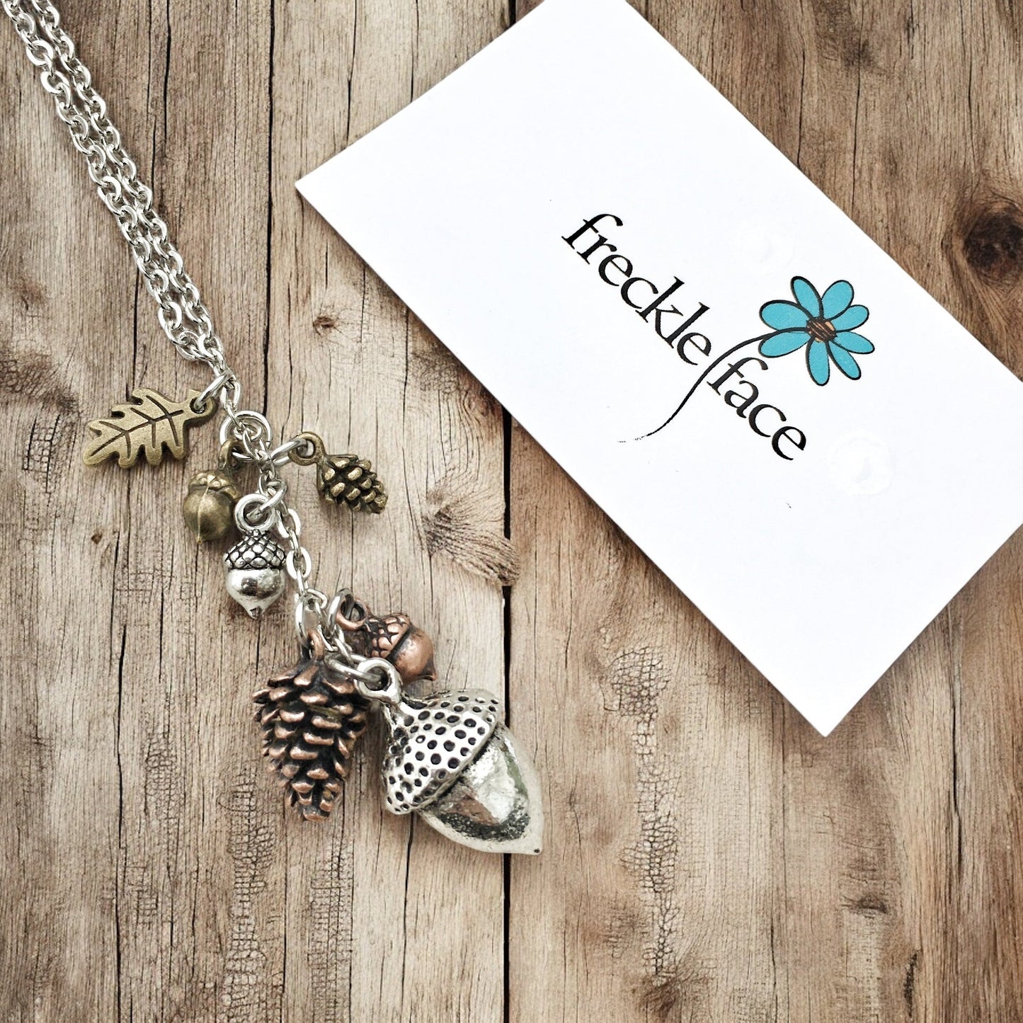 Acorn & Pinecone Necklace
