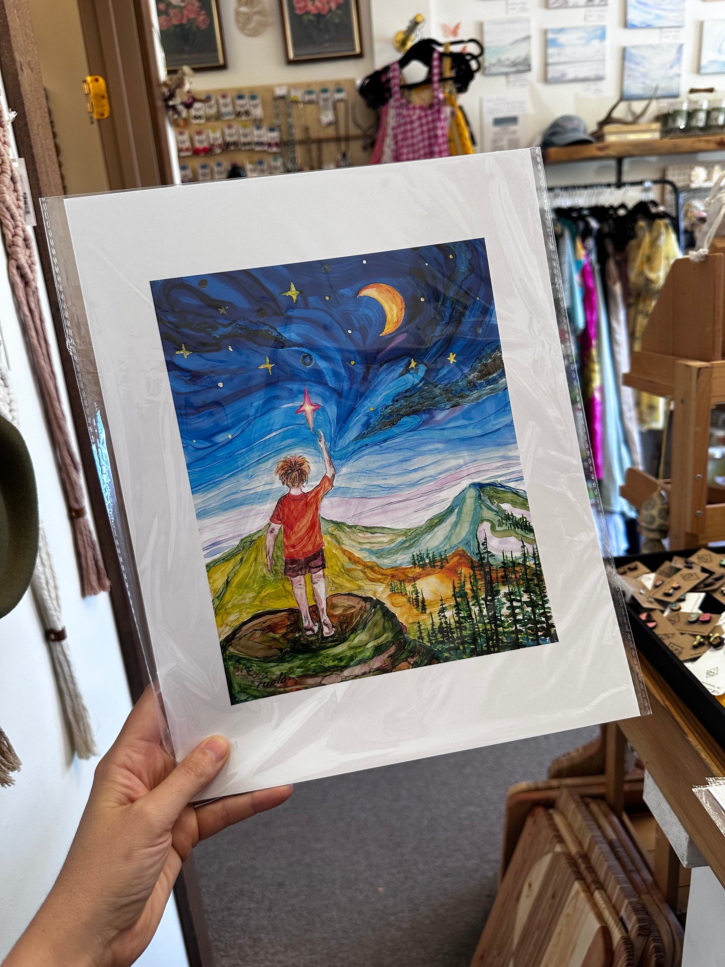 Reach for the Stars – Art Print by Ruala (Fruitvale, BC)