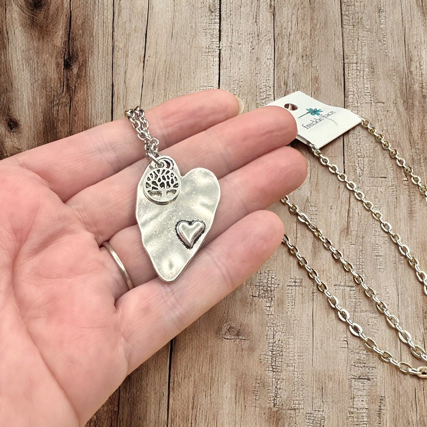 Heart & Tree Necklace