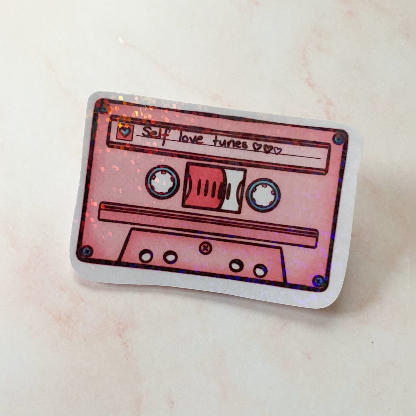 Self Love Tunes 90’s Cassette Sticker