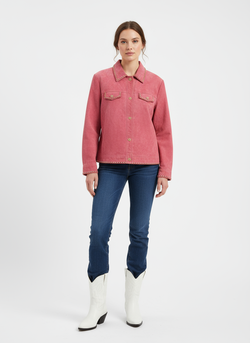 Vintage Draper’s & Damon’s Studded Western Jacket – Size L