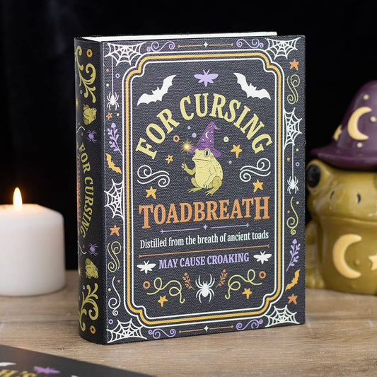 Toadbreath Spell Book Shaped Storage Box