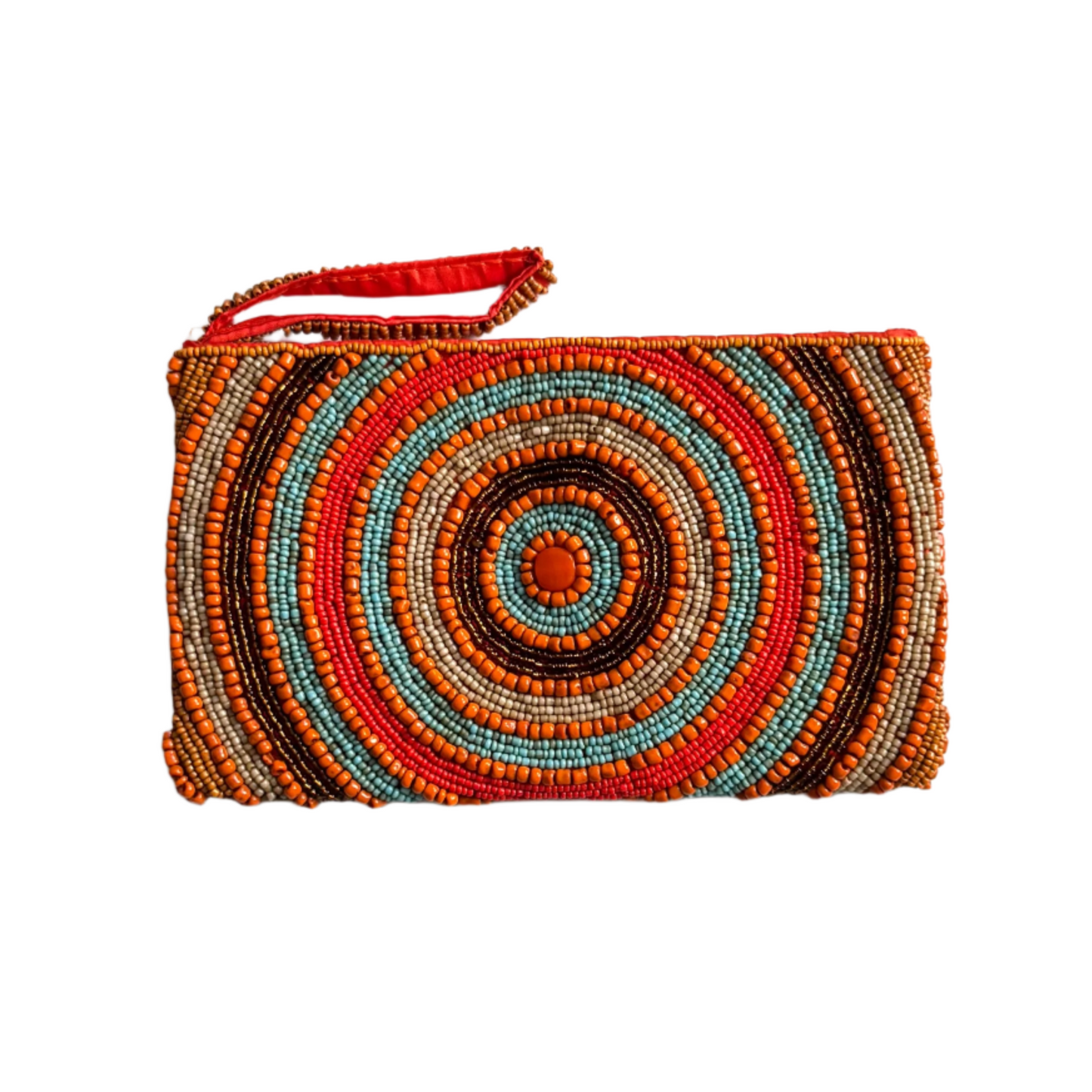 Beaded Circle Clutch