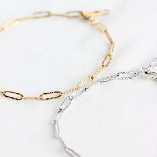Paperclip Chain Bracelet