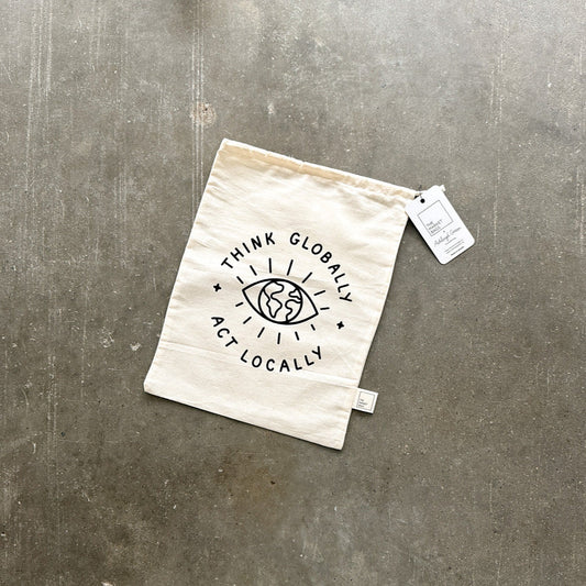 Think Globally, Act Locally Reusable Bag