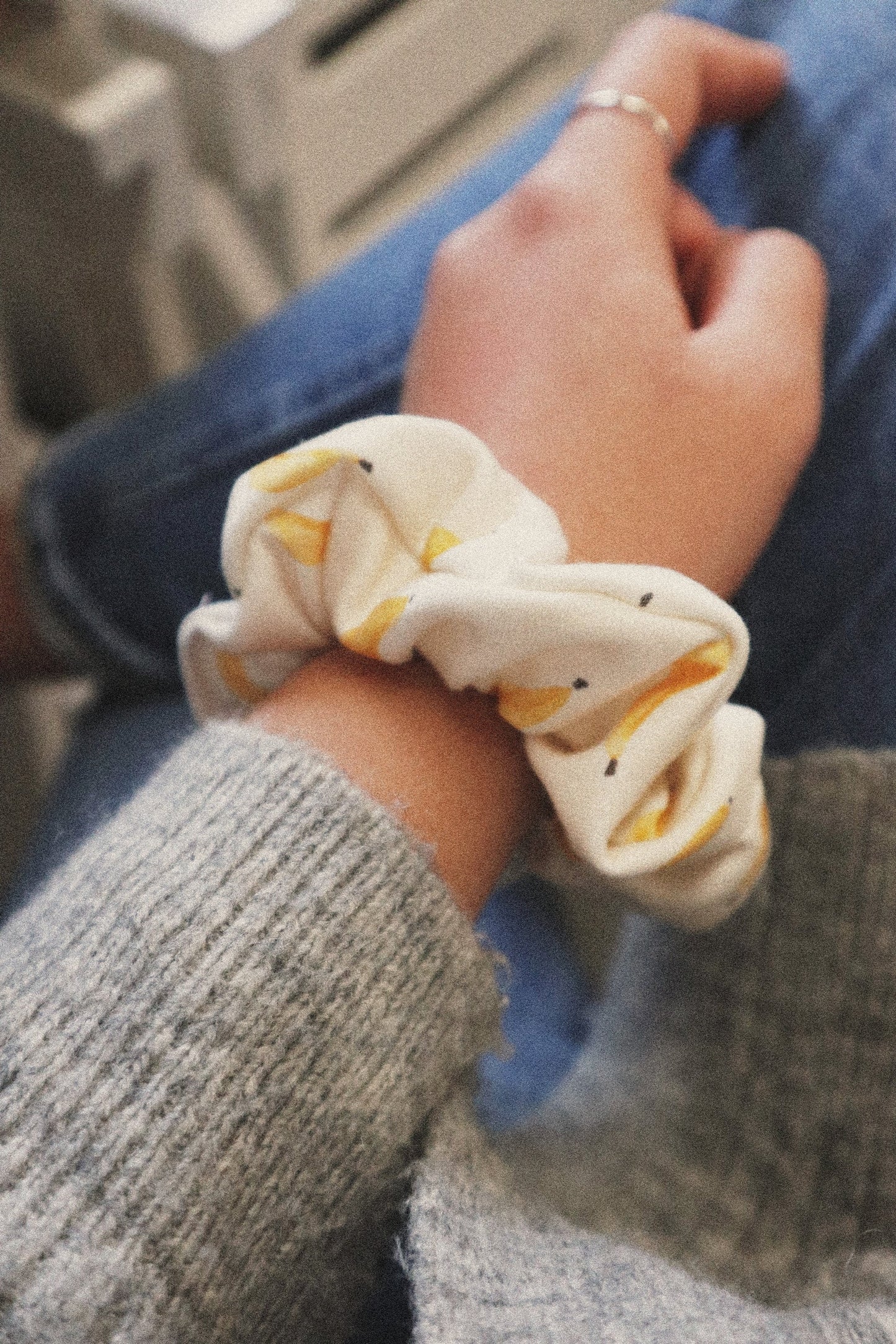 Hair Scrunchie - Bananas