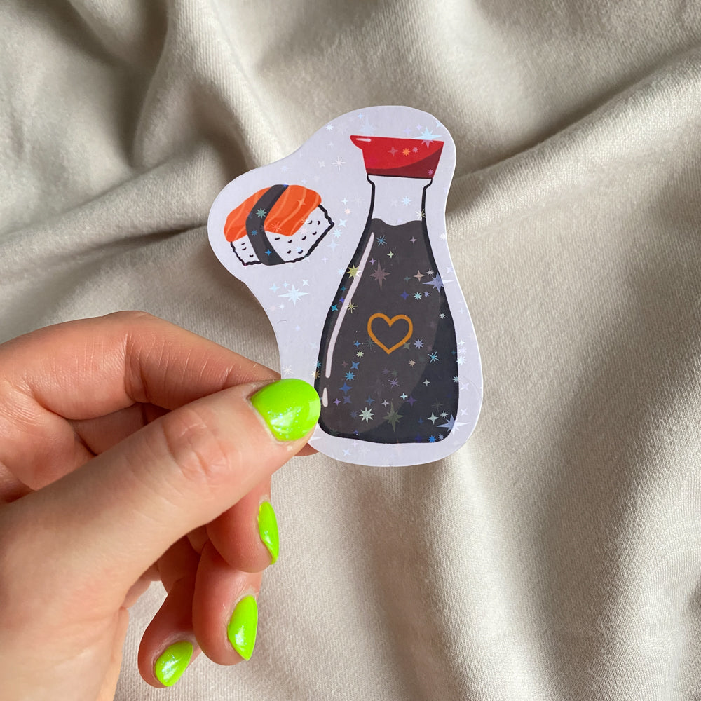 Soy Glad We're Friends Sticker