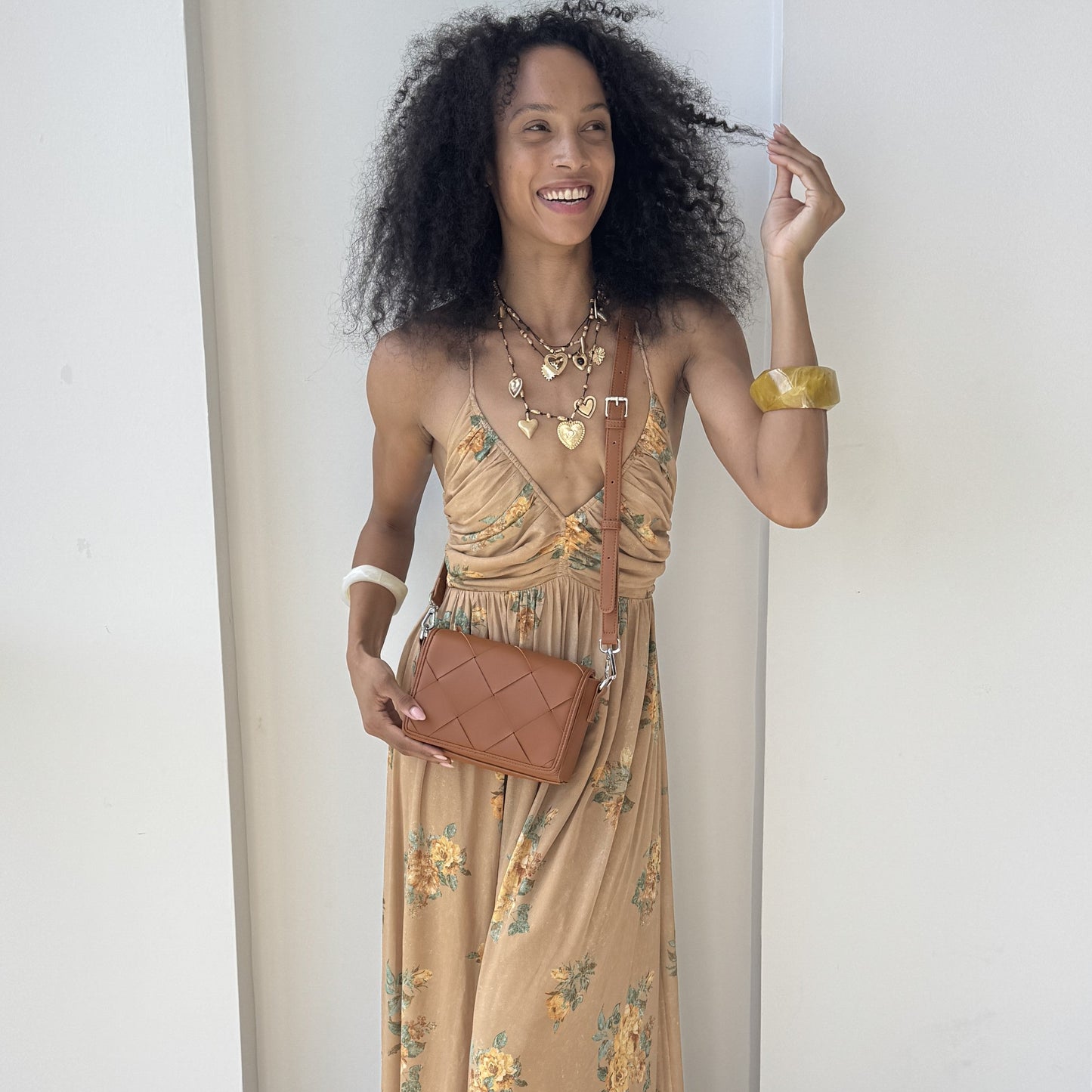 Violet crossbody  Bag