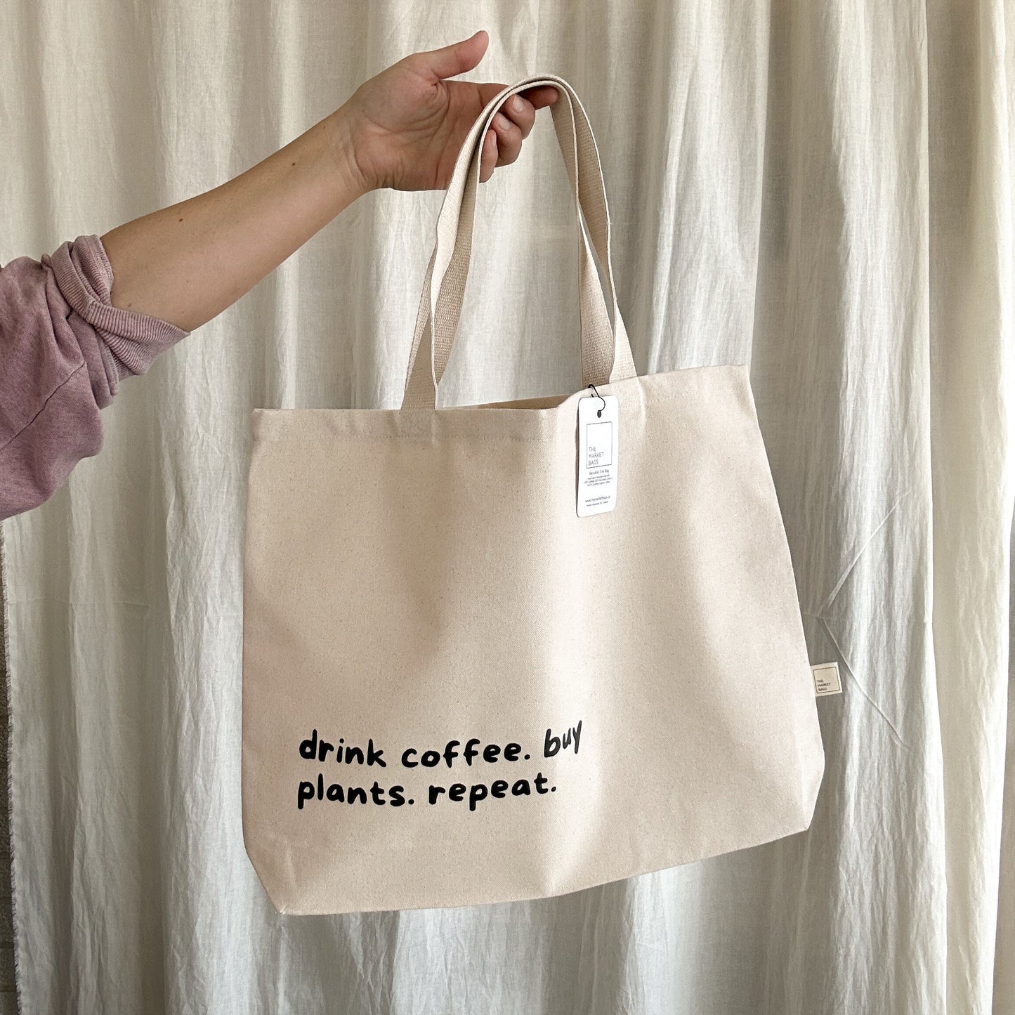 Drink Coffee. Buy Plants. Repeat Tote