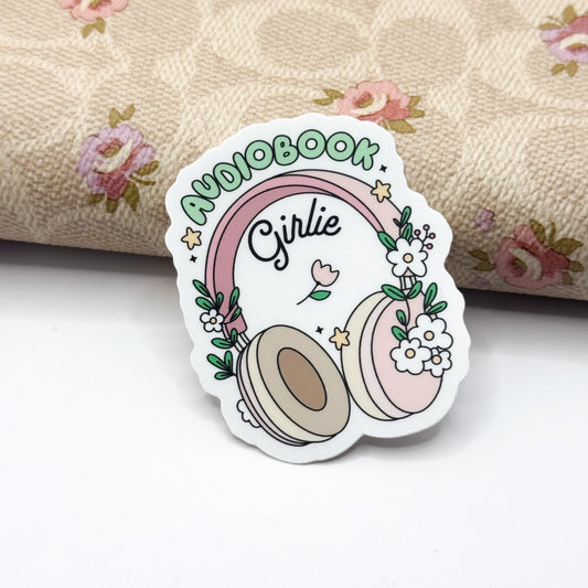 Audiobook Girlie Vinyl Die Cut | Matte