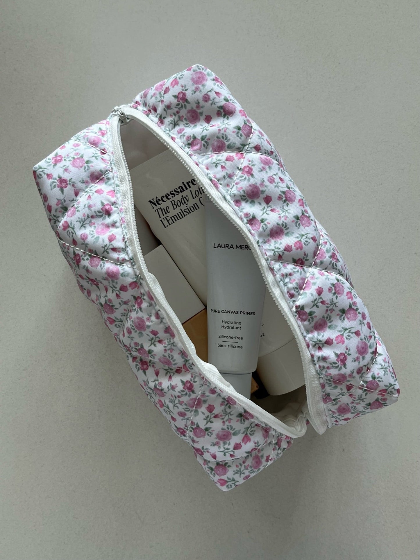 Pink Petals Travel Pouch