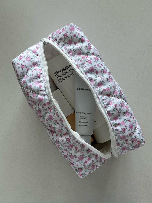 Pink Petals Travel Pouch
