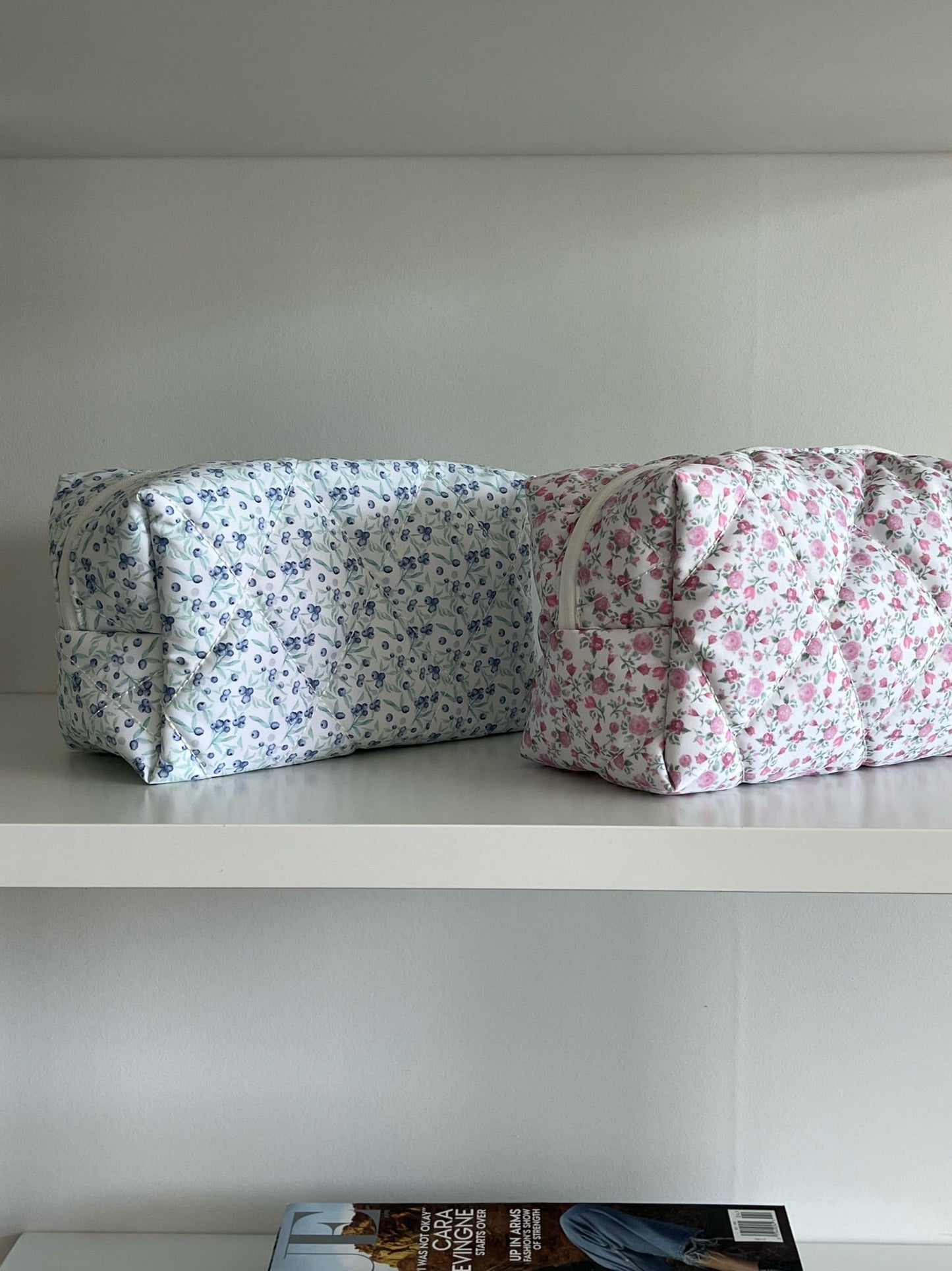 Pink Petals Travel Pouch