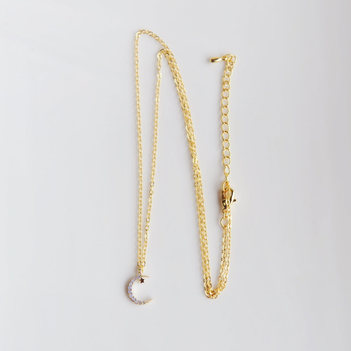 REESE Opal Moon Necklace