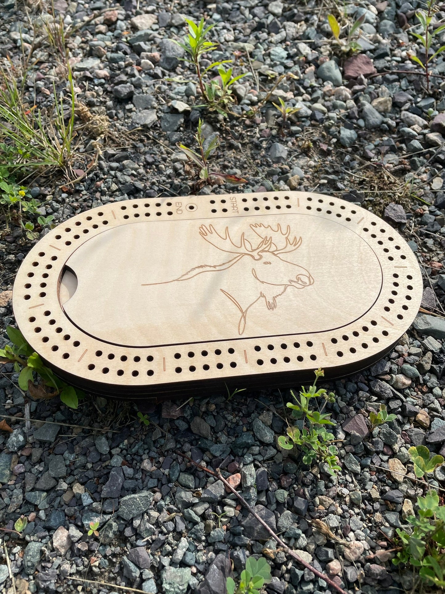 Travel Cribbage Board for 2 Players