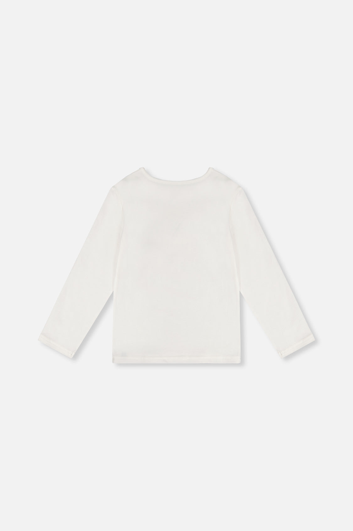 Long Sleeve Organic Cotton Strawberry T-Shirt Off White