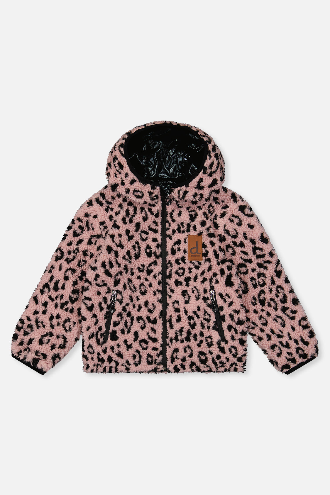 Reversible Mid-Season Jacket Pink And Black