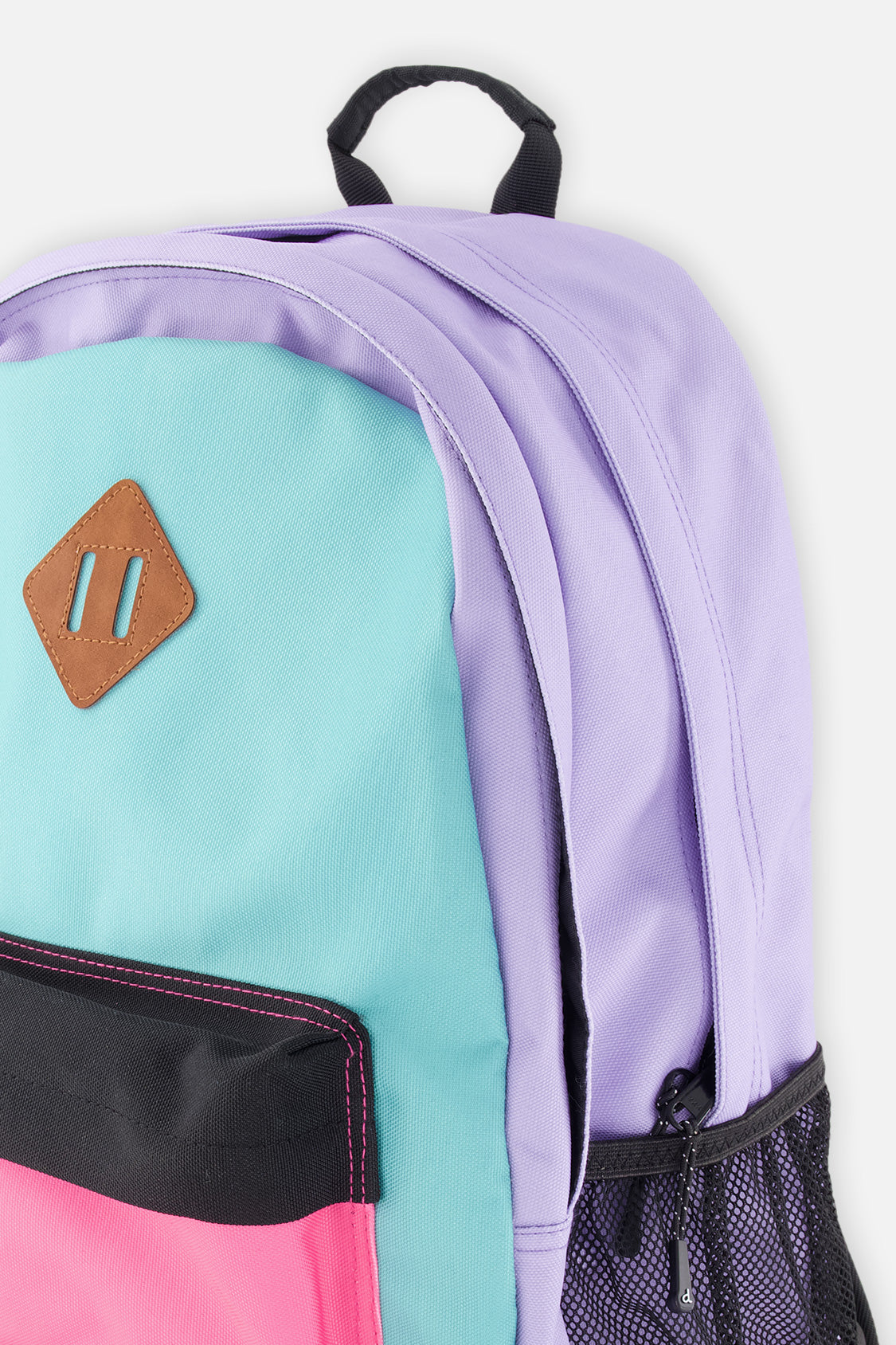 Kids Backpack Turquoise Blue, Pink And Mauve