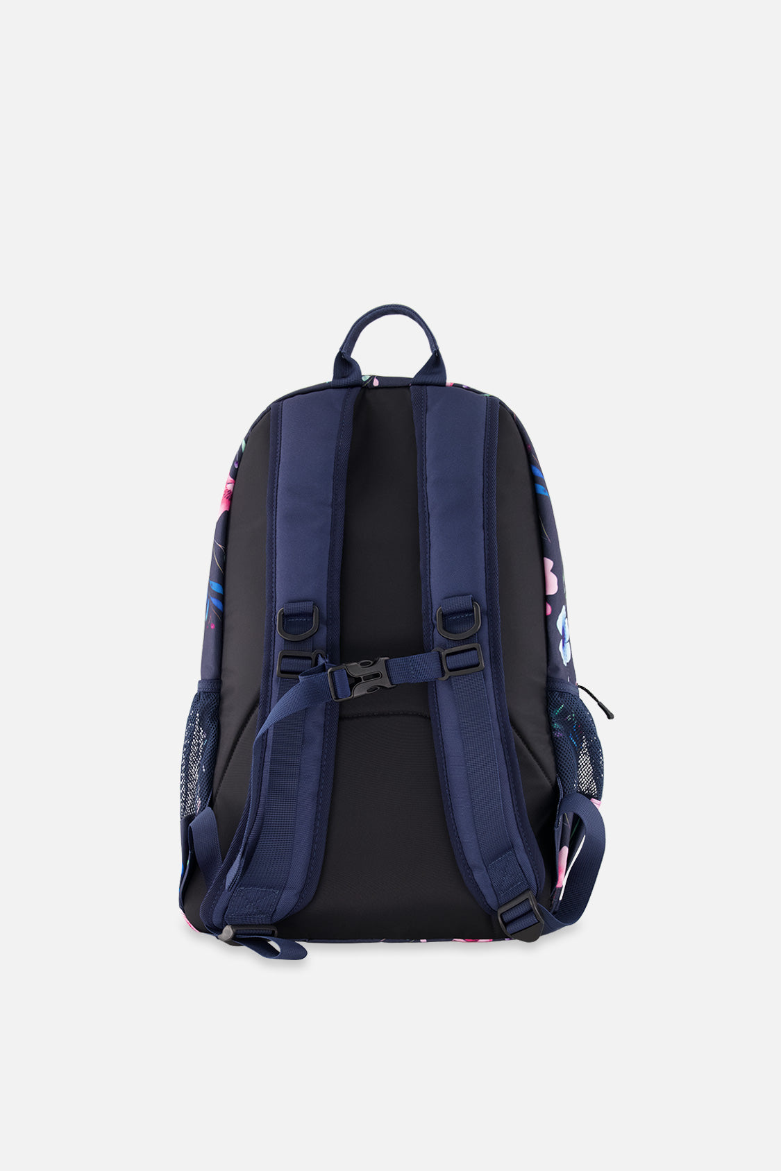 Kids Backpack Blue Floral Print