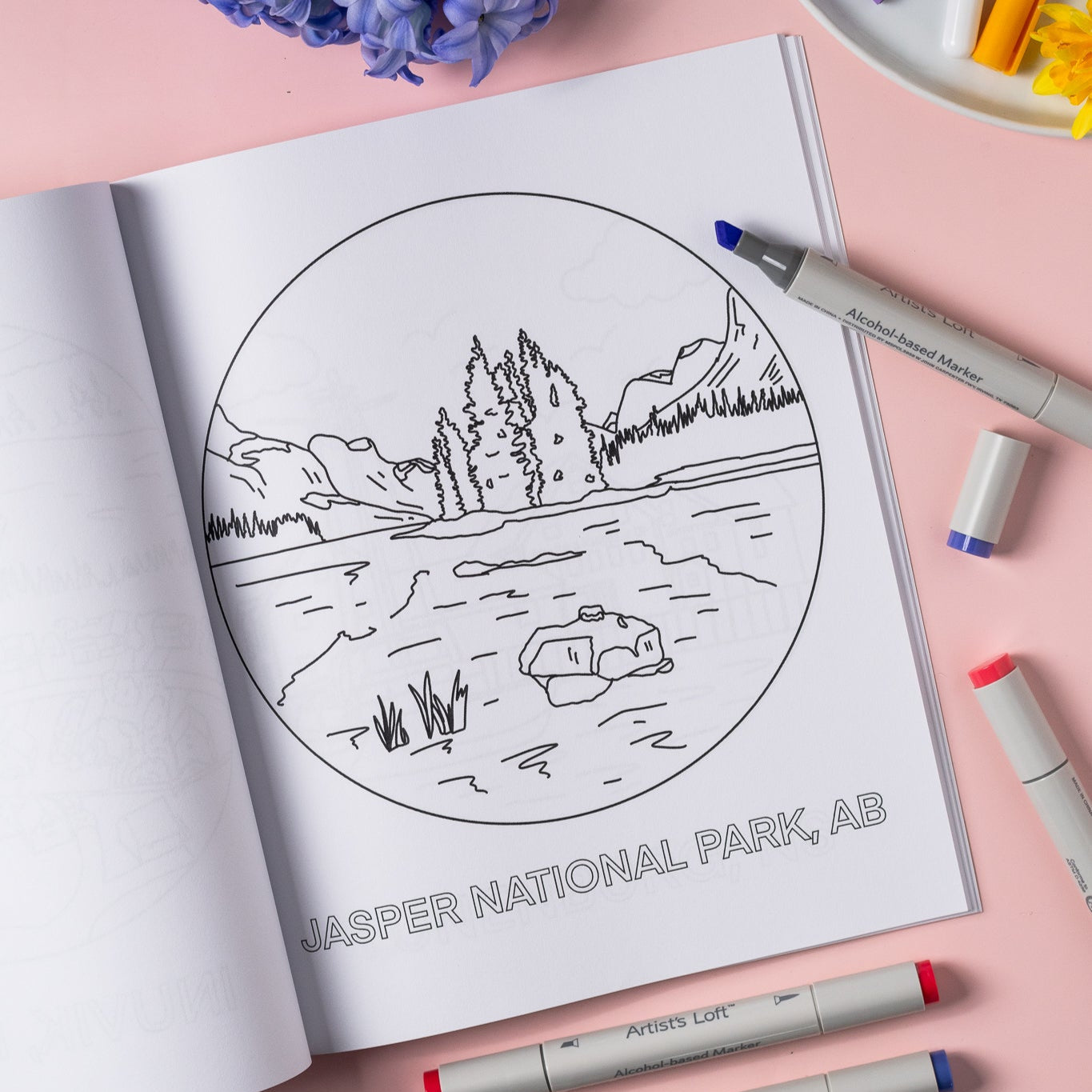 Oh Canada Colouring Book