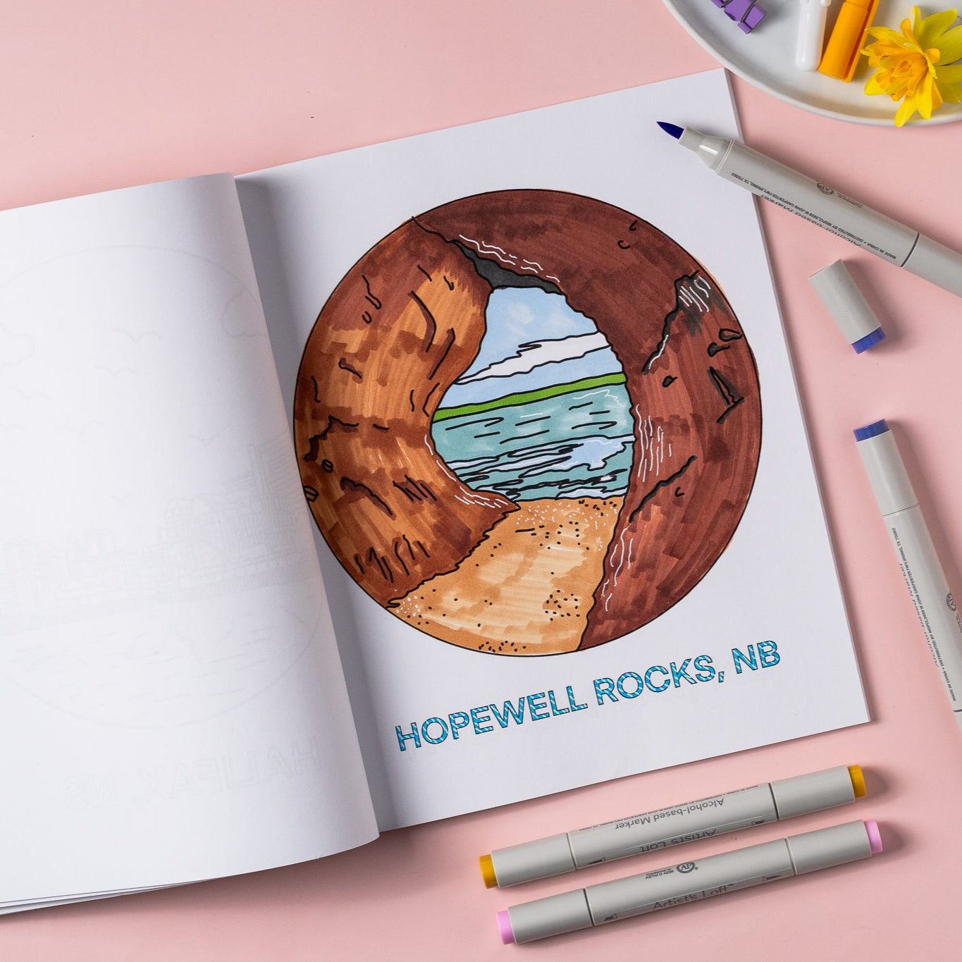 Oh Canada Colouring Book