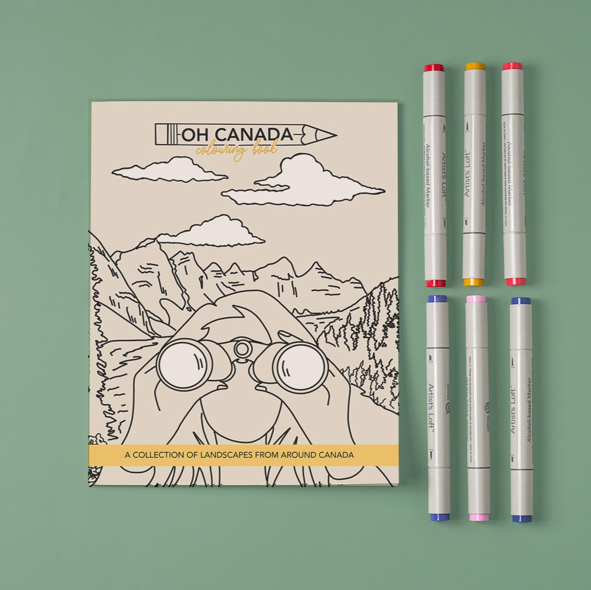 Oh Canada Colouring Book