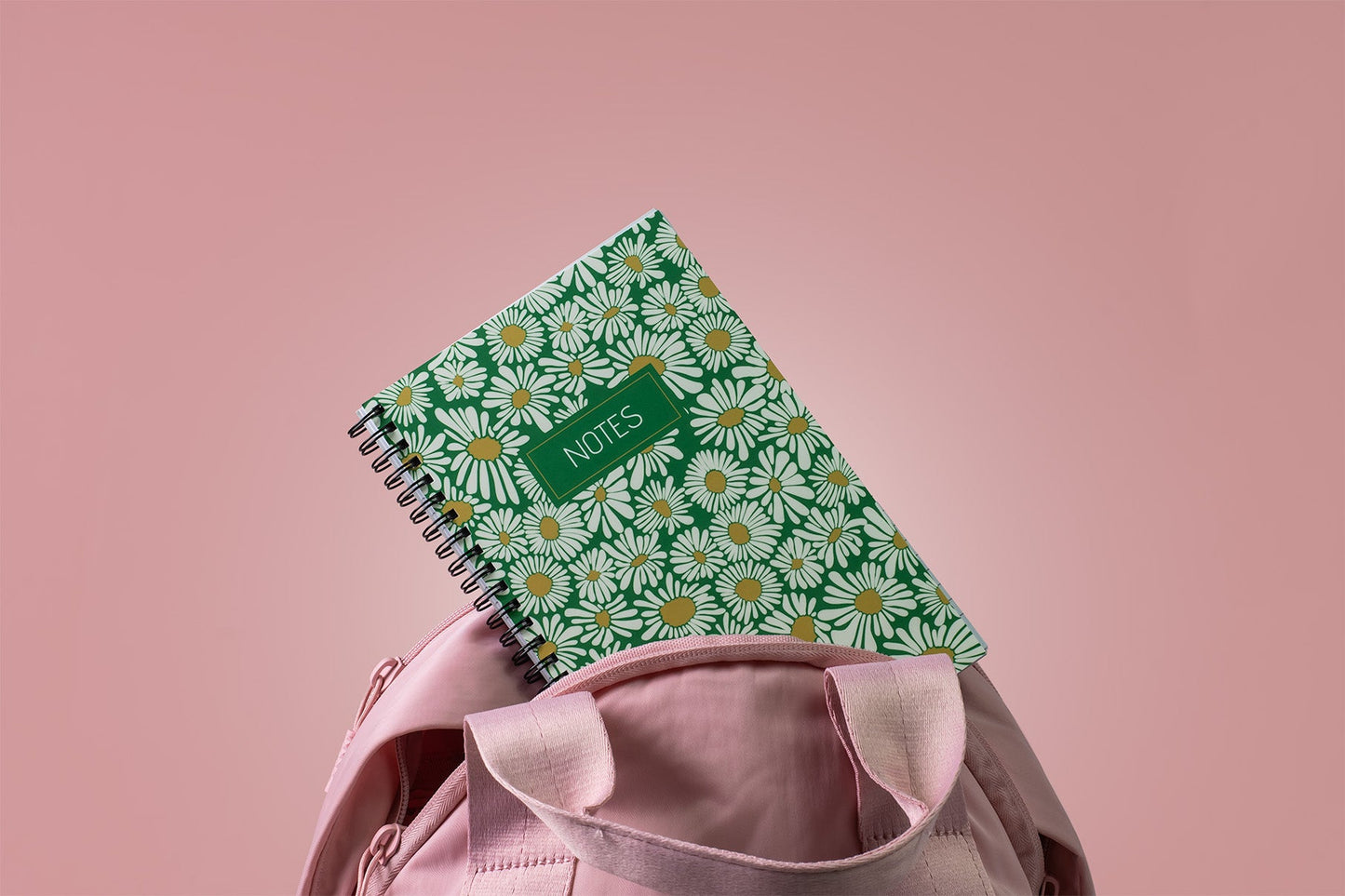 Green Daisies Notebook