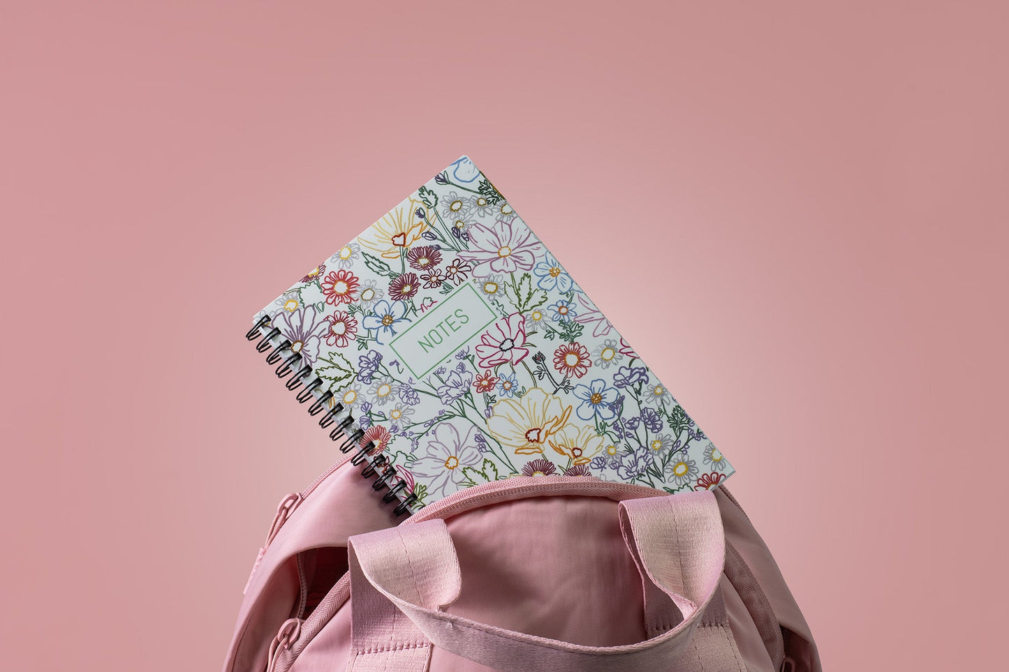 Rainbow Floral Notebook