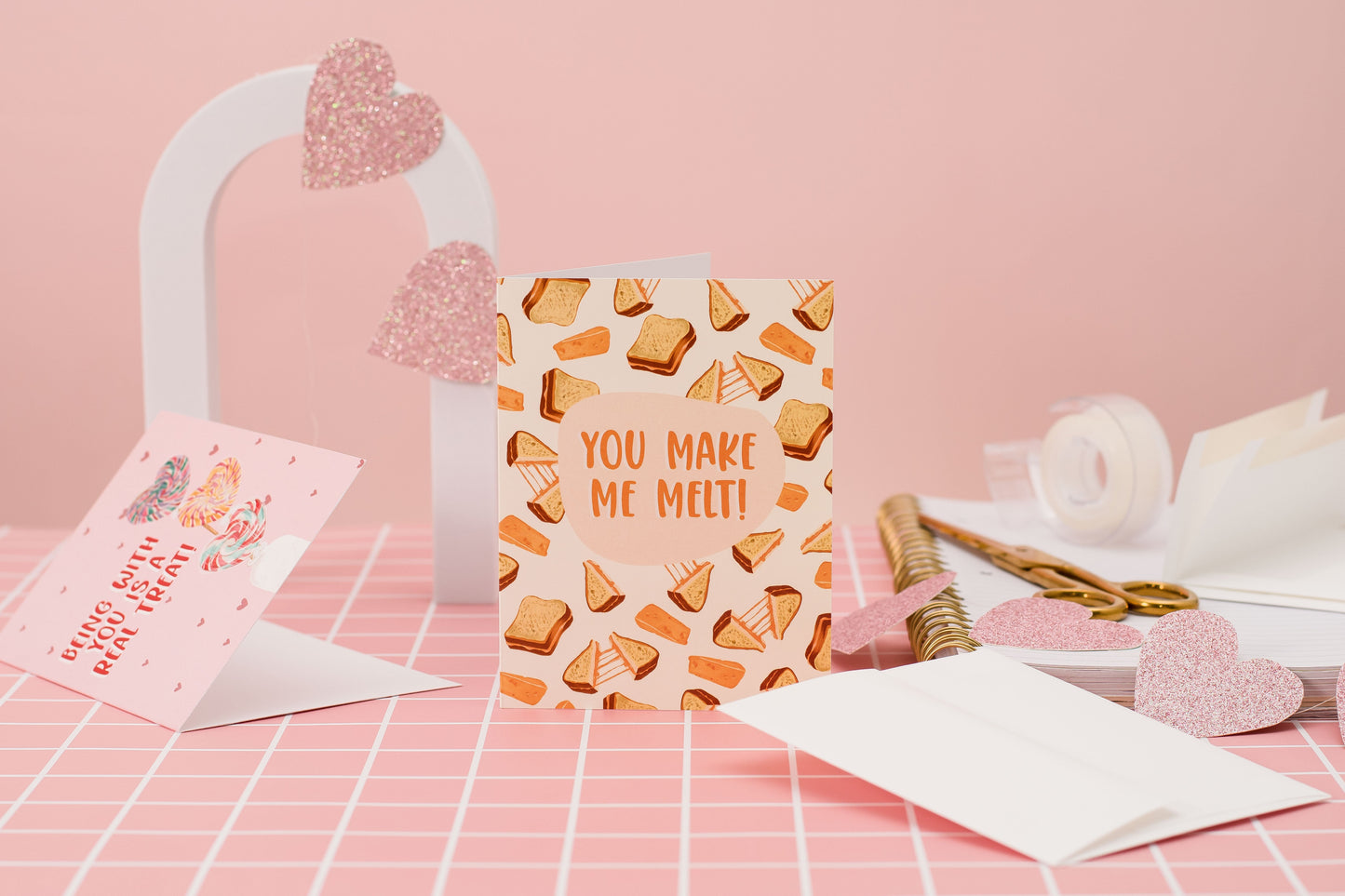 You Make Me Melt - Greeting Card
