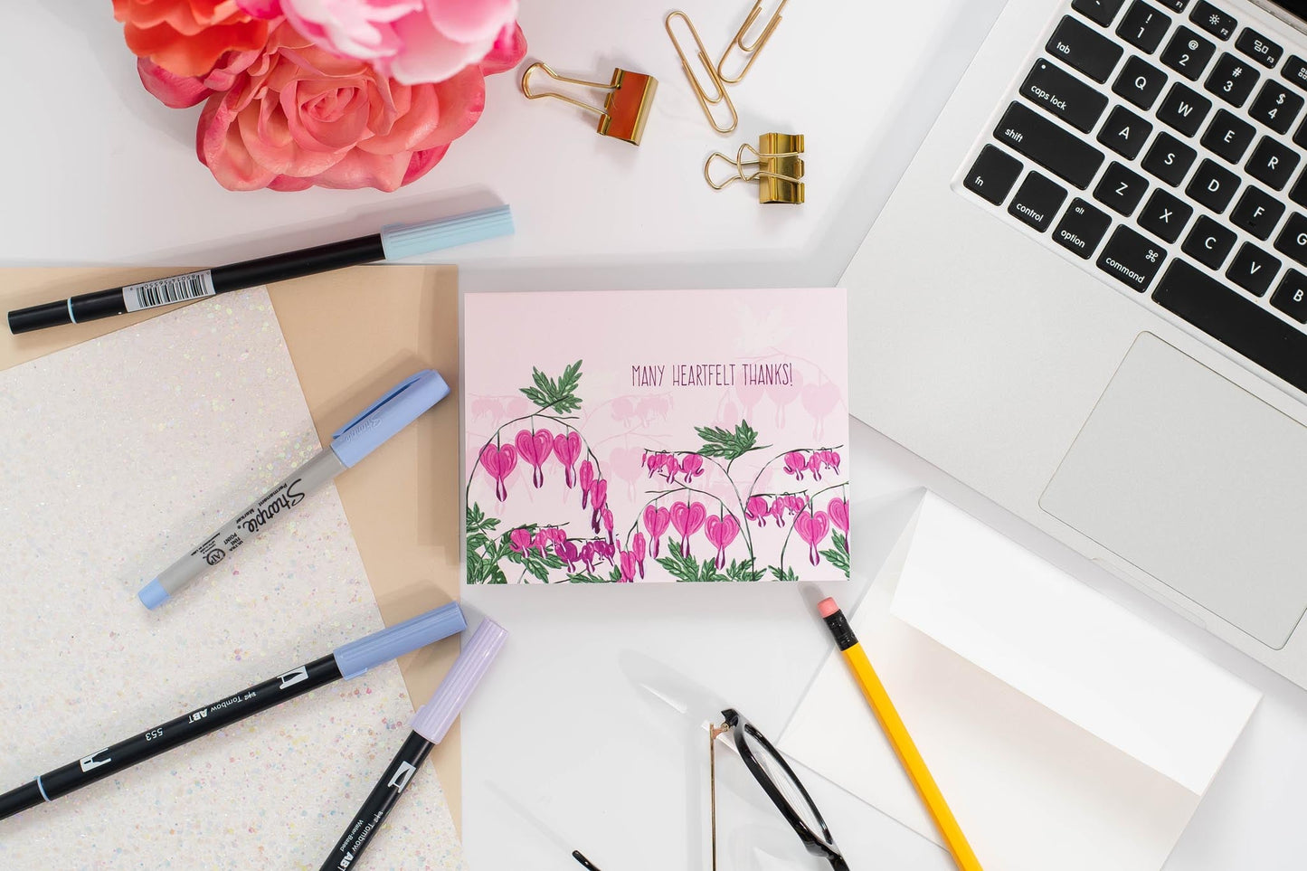 Many Heartfelt Thanks - Greeting Card