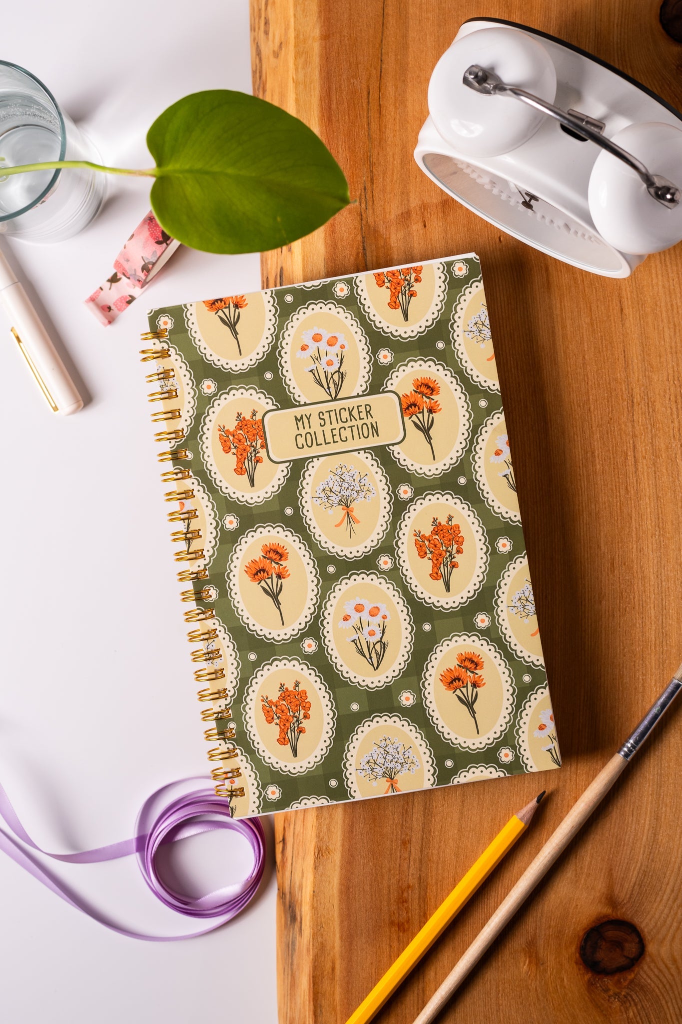 My Sticker Collection Floral Sticker Book