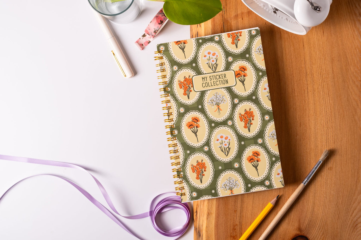 My Sticker Collection Floral Sticker Book