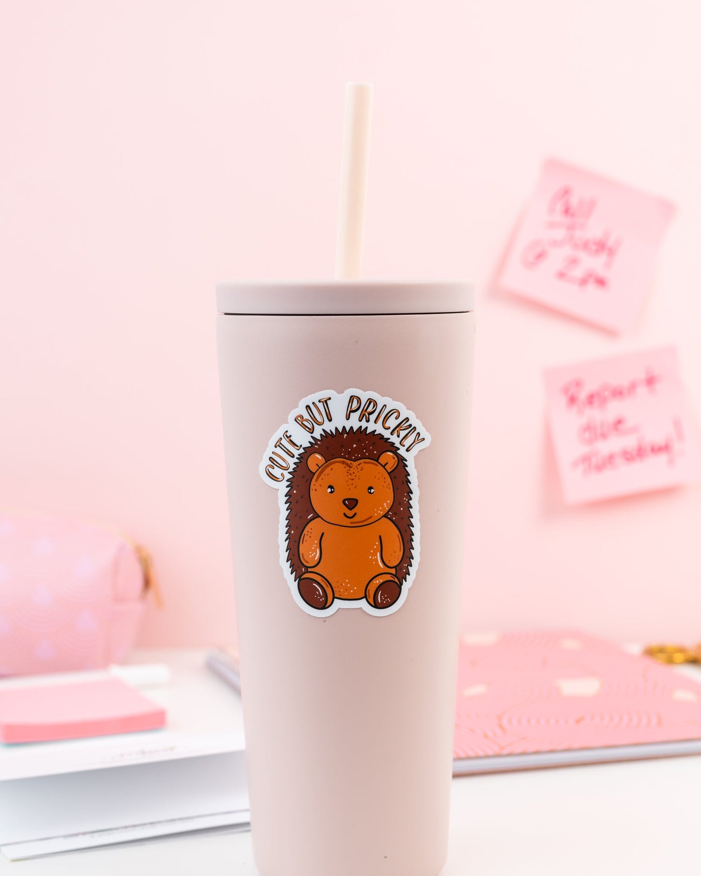 Cute But Prickly Sticker
