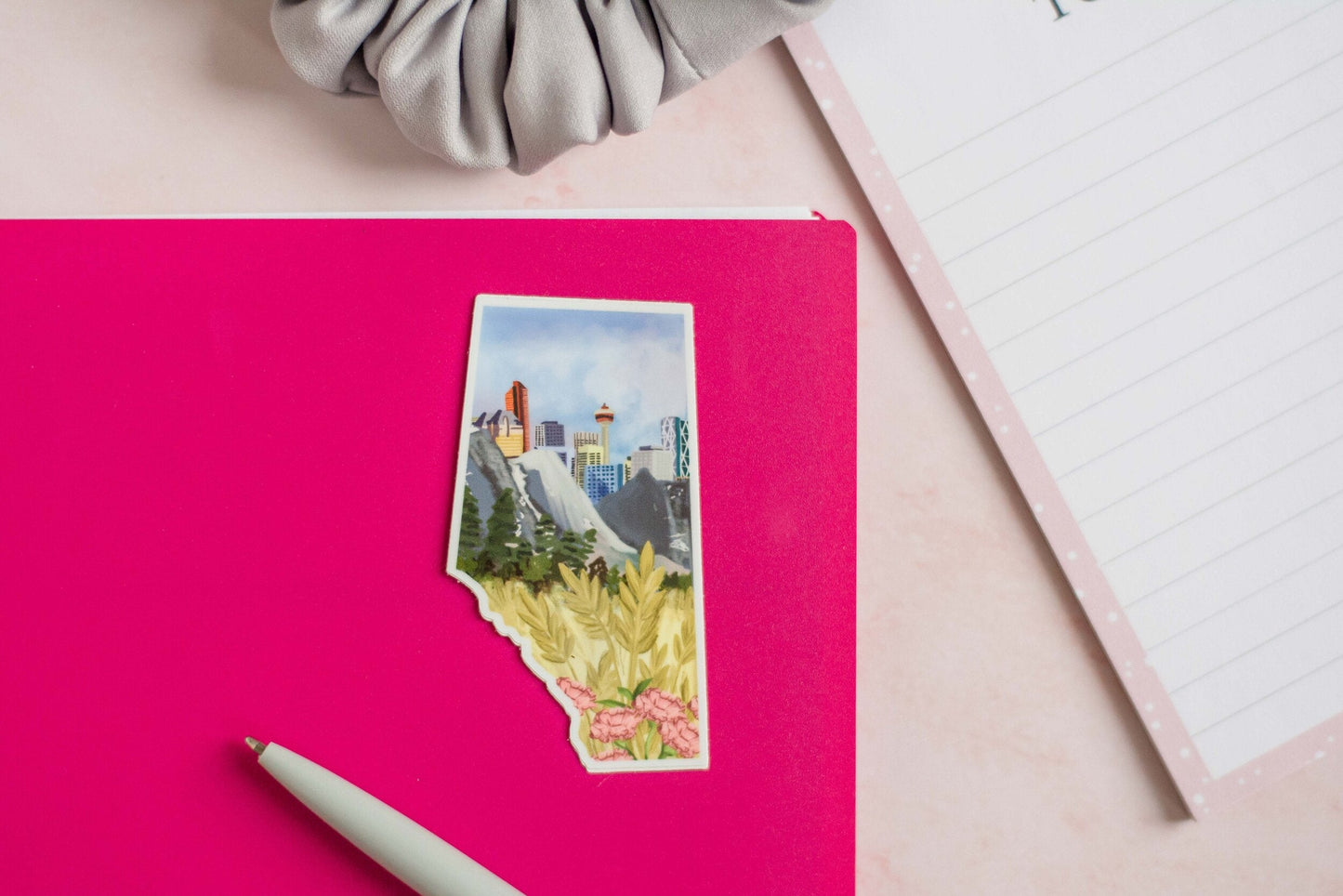 Calgary Skyline Alberta Matte Sticker