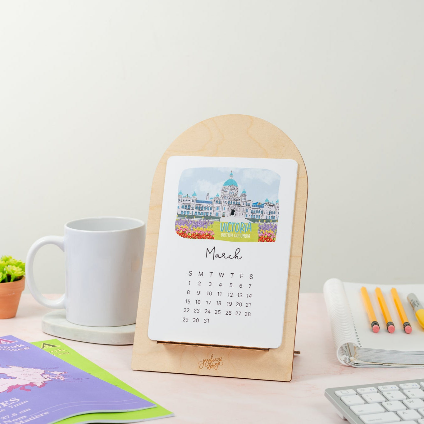 Places of Canada 2026 Desktop Calendar