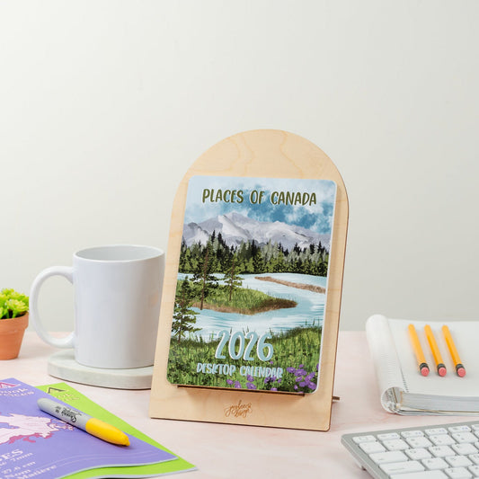 Places of Canada 2026 Desktop Calendar