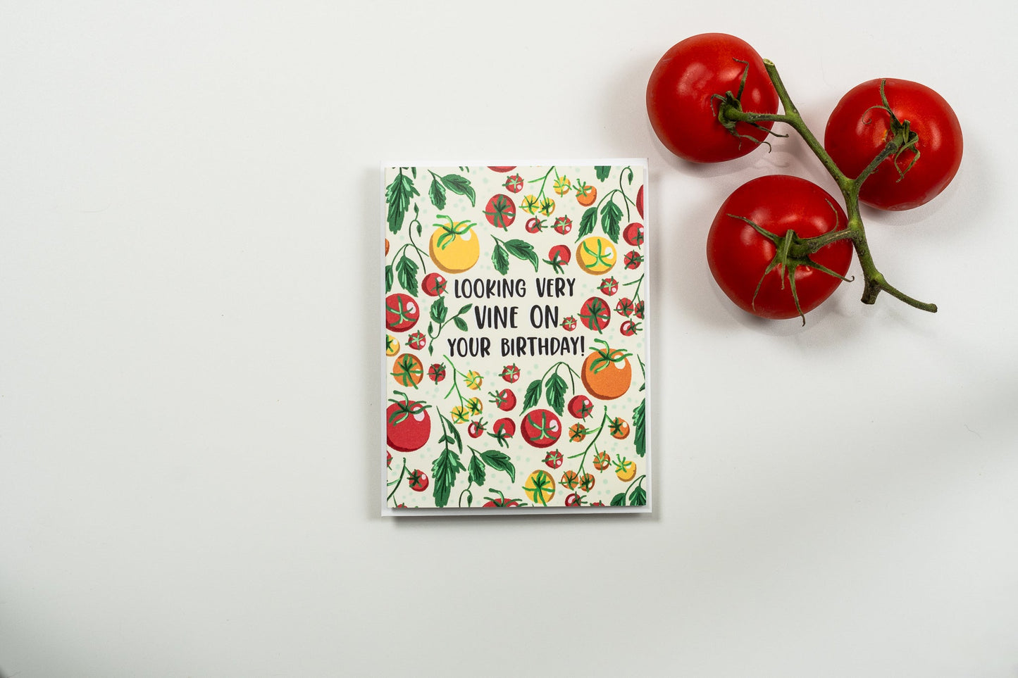 Looking Very Vine On Your Birthday! - Greeting Card