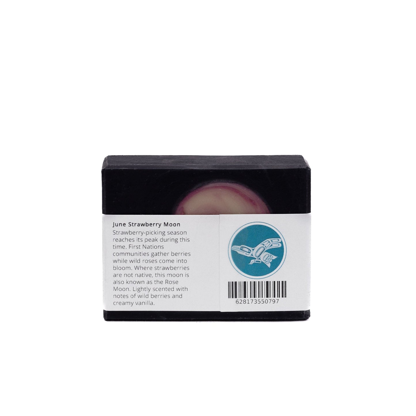 June Strawberry Full Moon Soap | Raspberry + Black Plum + Vanilla