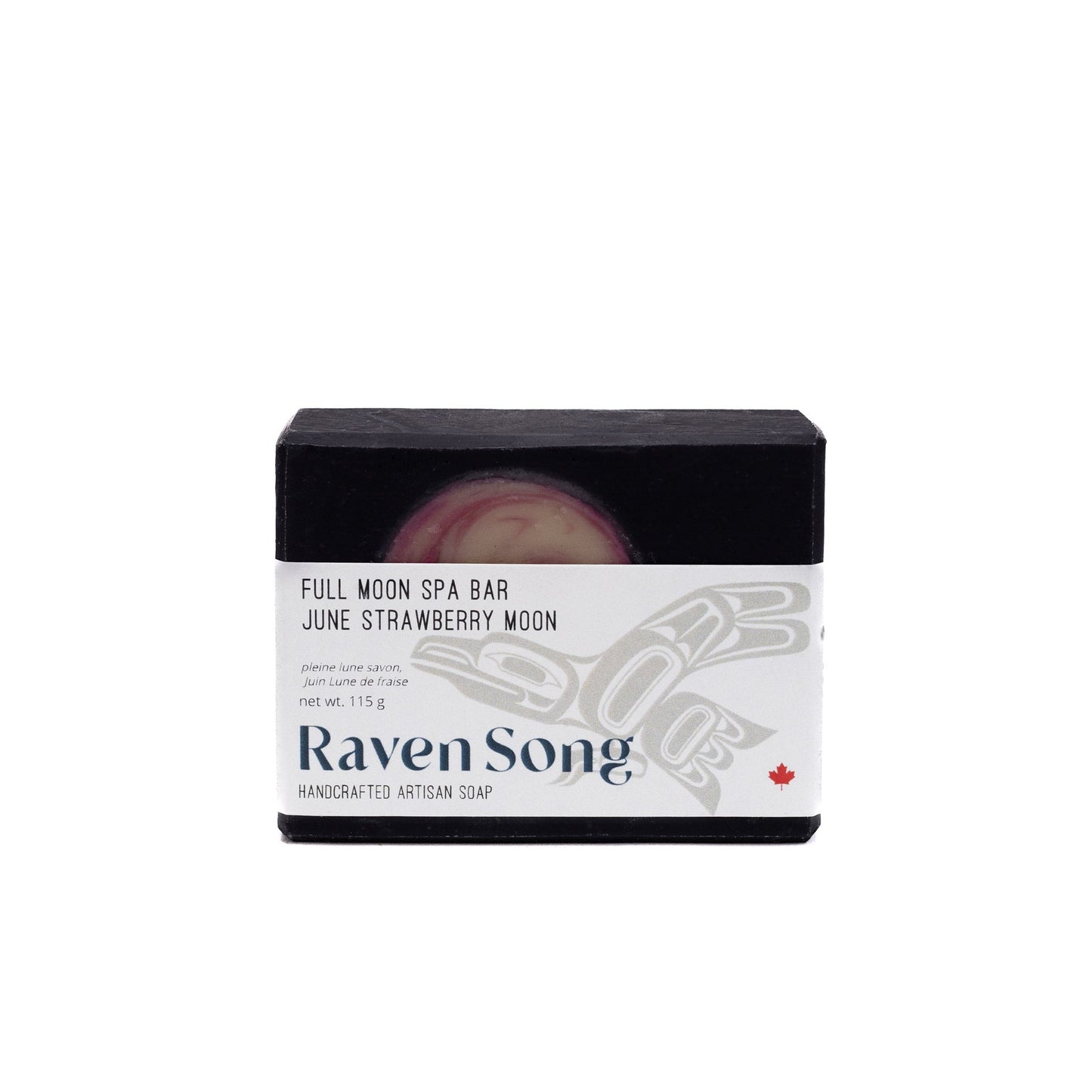 June Strawberry Full Moon Soap | Raspberry + Black Plum + Vanilla