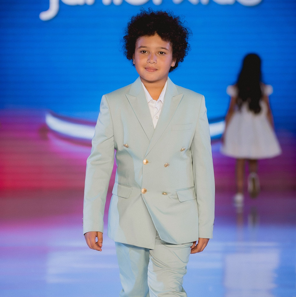 Golden Buttons Boys Suit