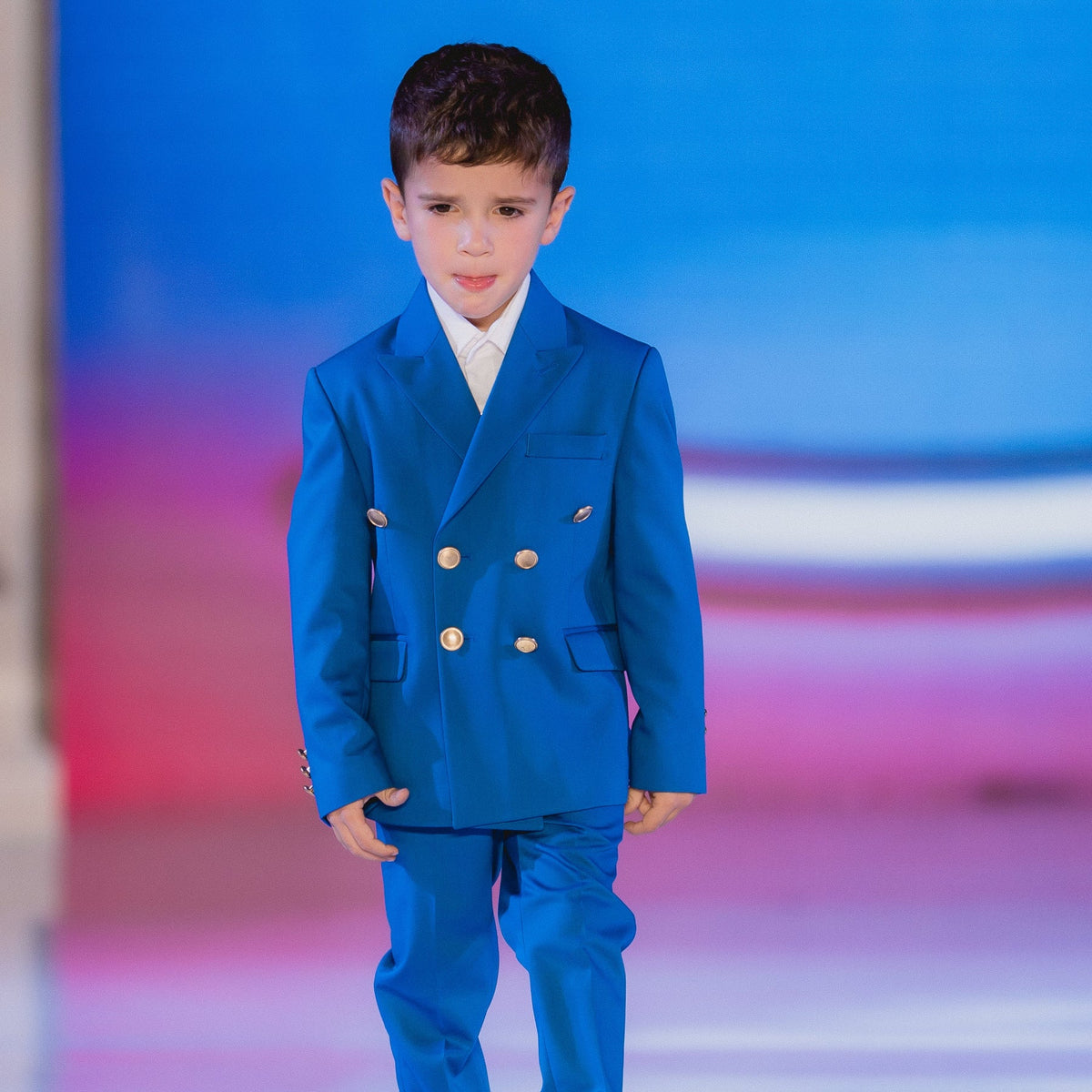 Golden Buttons Boys Suit