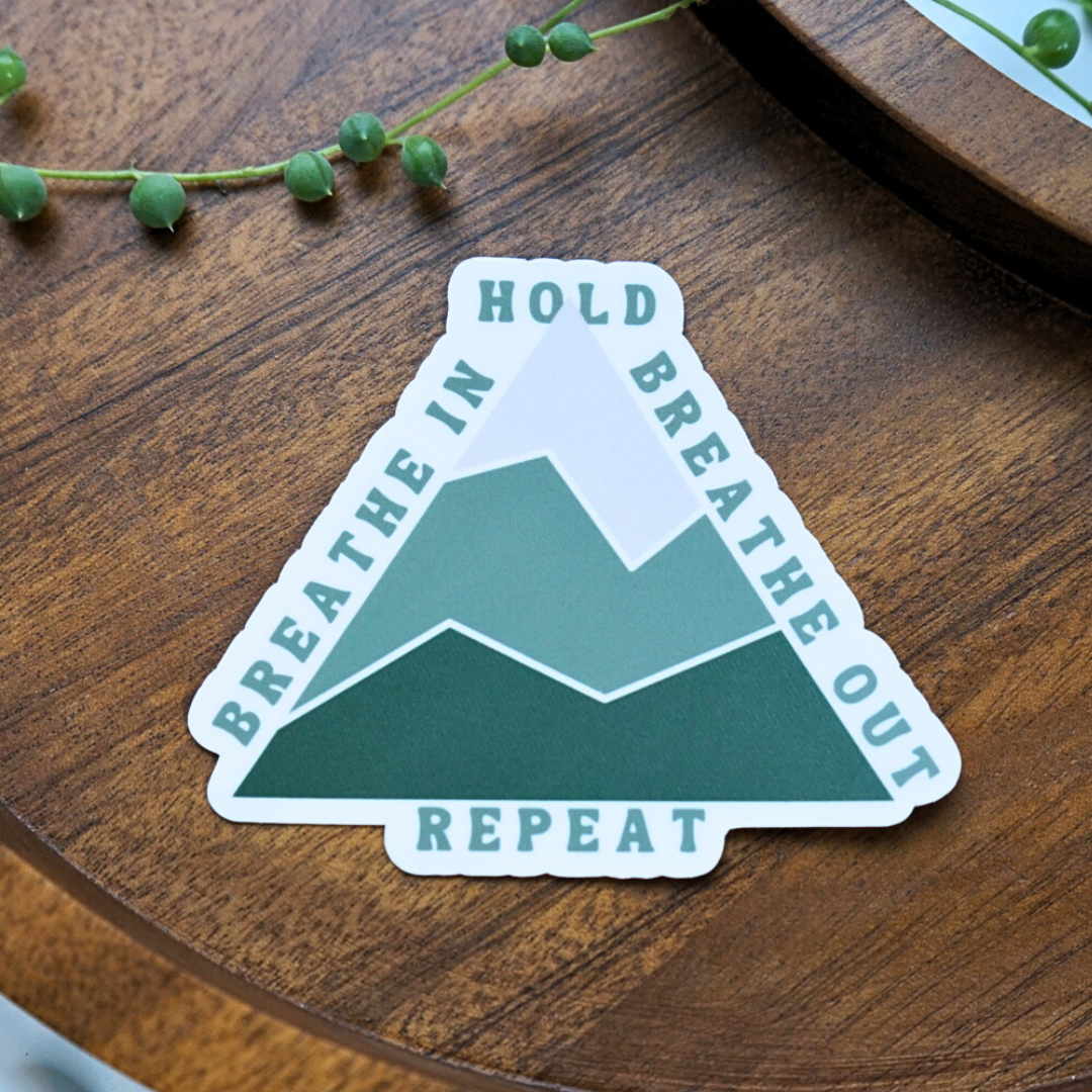 Mountain Triangle Breathing Sticker
