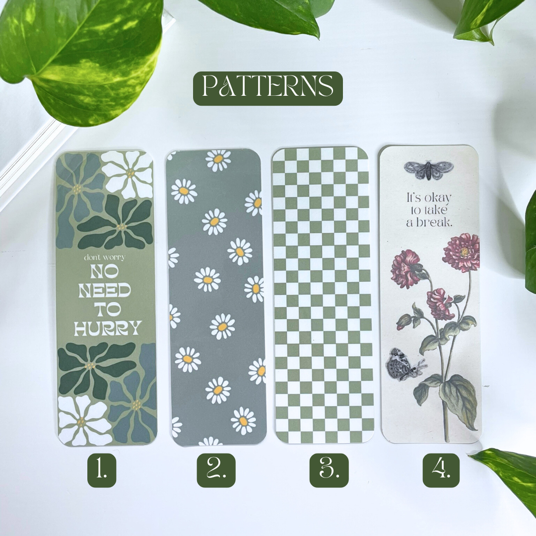 Mindfulness Bookmarks - Double Sided